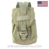 Coyote Canteen Pouch, 1 QT, MOLLE Backing, *Very Good*