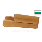 Bulgarian AK-47 Handguard Set, Wood, No Parts Fitted *NOS* 