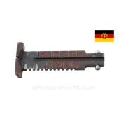East German AK-47 MPi-K Type 3 "Red" Rear Sight Leaf, Stripped *Good / Rusty*