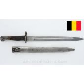 FN Model 24 Bayonet, w/ Scabbard *Fair*