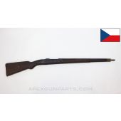 Czech VZ-24 Mauser Stock, Stripped, w/ German WW2 Plugged Wrist Swivel, 38", Wood *Good*