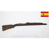 Spanish M43 Mauser Stock Set, 38", No Barrel Band Spring & Bayonet Lug *Good*