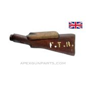 Enfield #4 MK1(T) Sniper Buttstock, W/ Cheek Rest *Good* 