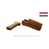 Hungarian AK-63D / AKM Wood Handguard Set w/Pistol Grip *Very Good* 