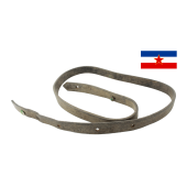 Yugoslavian Mauser M24 Series Rifle Sling, Leather, *Fair / Dirty* 