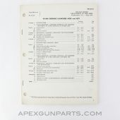 M203 / M79 40mm Grenade Launcher Field Manual, Paperback, Missing Cover, FM 23-31, May 1972 *Good*