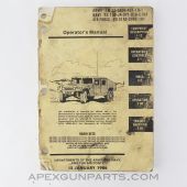 AN/VRC-12 Series Radio Technical Manual, Paperback, January 1986 *Fair*