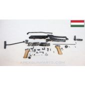 Hungarian AMD-65 Parts Kit, Side Folding Stock & Wood Grips, Matching, 7.62X39 *Very Good*