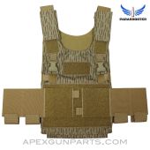 APEX “Kaffarov” Slick Plate Carrier Set, Exclusive East German V2 Strichtarn Camo *NEW* by Parashooter Gear