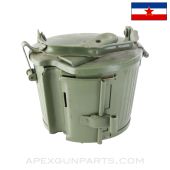 MG-34 / MG-42 / M53 Detachable Drum Magazine, 50rd, Gurttrommel, *Very Good*