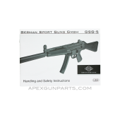 GSG-5 Handling and Safety Manual, Paperback, *NOS*