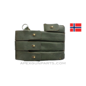 MP 38 / 40 Magazine Pouch, Green Leather, Left Side, *Very Good* 