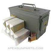 556 5.56 Ball M193 1000 Rounds, w/ Can, 55 Grain Full Metal Jacket - Gun Broker 935824095