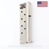 Colt 1911 Government / Commander Magazine, 9rd, Stainless, 9mm, *Good*