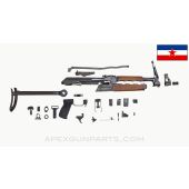 Yugoslavian M70AB Milled Underfolder Parts Kit, No Rear Receiver Stub, 7.62x39 *Good*
