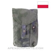 PM-63 RAK Magazine Pouch, Camouflage, Canvas, Polish *Good* 