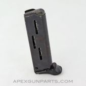 H&K HK4 Magazine, 7rd, w/ Finger Extension, Steel, 32 ACP *Good*