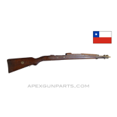 Chilean 1912 Mauser Short Stock, 37.5", With Upper Handguard, 1.25" Bayonet Lug, *Good* 