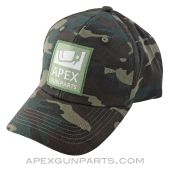 APEX Retro Snapback Cap, Russian 'Flora' Camouflage Pattern, 2019 *NEW* 
