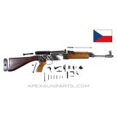 Czech VZ-58 Parts Kit ,15.5" Barrel, Fixed Bakelite Stock & Wood Handguards, Factory Finish, 7.62x39, *Very Good*