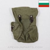 Bulgarian AK-74 4-Cell Magazine Pouch, Canvas *Good*