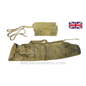 SPECIAL! BREN Gun Barrel Carry Case WITH Spare Parts Wallet, Canvas, *Good* 