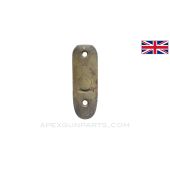 Enfield #4 Buttplate, w/ Trap Door, Brass, *Good*