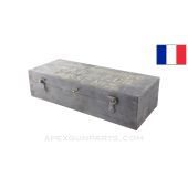 French MAB Pistol Case, 13"x6"x3.25", Wood *Good*