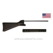 CETME Model C / C308 Stock and Handguard Set, US Made 922(r) Compliant Parts, Black Polymer *NOS*