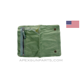 U.S. Air Force Accessory Pouch, Sew-On, 6"x4" Nylon with Drain Holes, *Good*