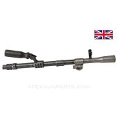 BREN MK4/1 Barrel Assembly w/ Carry Handle, Short Stainless Flash Hider, .303 British *Good* 