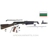 Bulgarian AK-74 Parts Kit, Plum Polymer Furniture, 5.45x39 *Very Good*