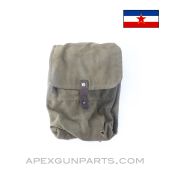 Yugoslavian AK-47 Four Magazine Divided Pouch w/Carry Strap, 30rd, *Fair* 