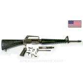 Colt 604 M16 Parts Set, 20" Barrel, 3-Prong Flash Hider, Charging Handle, Bolt Carrier Assembly, Solid Butt Plate, Edgewater Buffer, 5.56 NATO *Good* 