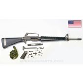 Colt 604 M16 Parts Set, 20" Barrel, A1 Birdcage, A1 Buttstock & Pistol Grip, Grey Finish, 1970-1971 Production, 5.56 NATO *Good*