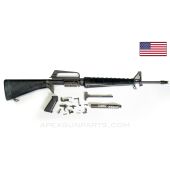 Colt 604 M16 Parts Set, 20" Barrel, 3-Prong Flash Hider, M16 Buttstock & Pistol Grip, Slickside Carrier, Grey Finish, 5.56 NATO *Very Good* 