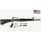 Colt 604 M16 Parts Set, 20" Barrel, 3-Prong Flash Hider, A1 Buttstock & Pistol Grip, Slickside Carrier, Grey Finish, 1/12 Twist, 5.56 NATO *Very Good*