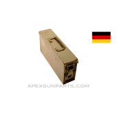 German MG Ammo Can, WWII, Repainted, *Good*, Sold *As Is* 