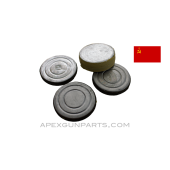 Soviet GP5 Gas Mask Replacement Lenses, Set of 5, *Good*