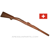 Swiss Schmidt-Rubin K11 Wood Stock, 40.75" with Handguard, No Metal Parts, *Good* 