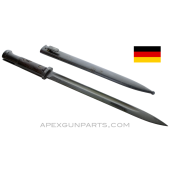 German G24(T) / VZ-24 Bayonet and Scabbard, Waffen Marked, Matching, *Good*