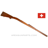 Swiss Schmidt-Rubin 1911 Wood Stock, 48", Matching, with Handguard and Metal Parts, *Good*