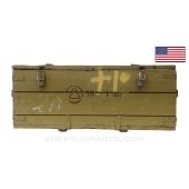 Thompson M1928A1 Wood Storage Crate, T4, OD Green with Inserts *Good* 