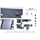 Colt M16A1 Marked Crushed Demilled Receiver