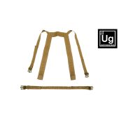 Low Profile H-Harness Kit - Coyote - *New* by Unobtainium Gear