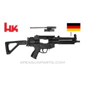 H&K MP5 Parts Kit, 8.5" BBL, 3 Position Lower (S, E, F), Folding Stock, Picatinny Scope & Acc. Rails, 9mm, *Very Good* 