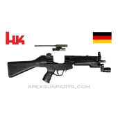 H&K MP5 Parts Kit, 8.5" BBL, 3 Position Lower (S, E, F), Polymer Fixed Stock, TAC Light Forearm w/Pivot, 9mm, *Very Good* 