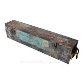 Vickers / Lewis MG Transit Chest, 48", Complete, Painted and Marked *Fair* 