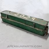 Vickers / Lewis MG Transit Chest, 50", With Side Bumpers, Painted, *Fair*, Sold *As Is*
