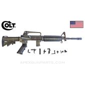 Colt Carbine Model 727 Parts Kit, 14.5" Barrel, Full Auto, Adjustable Stock, 5.56x45 NATO *Good*